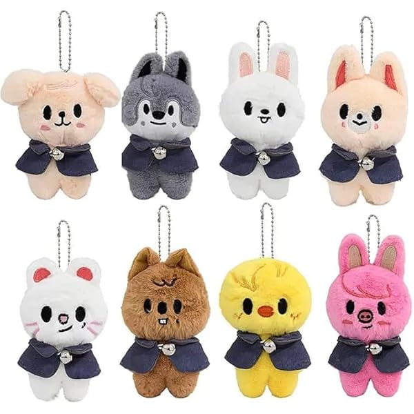 Amazon.com: RHEETADA 8 PCS Skzoo Keychains Pilots SKZ Plush
